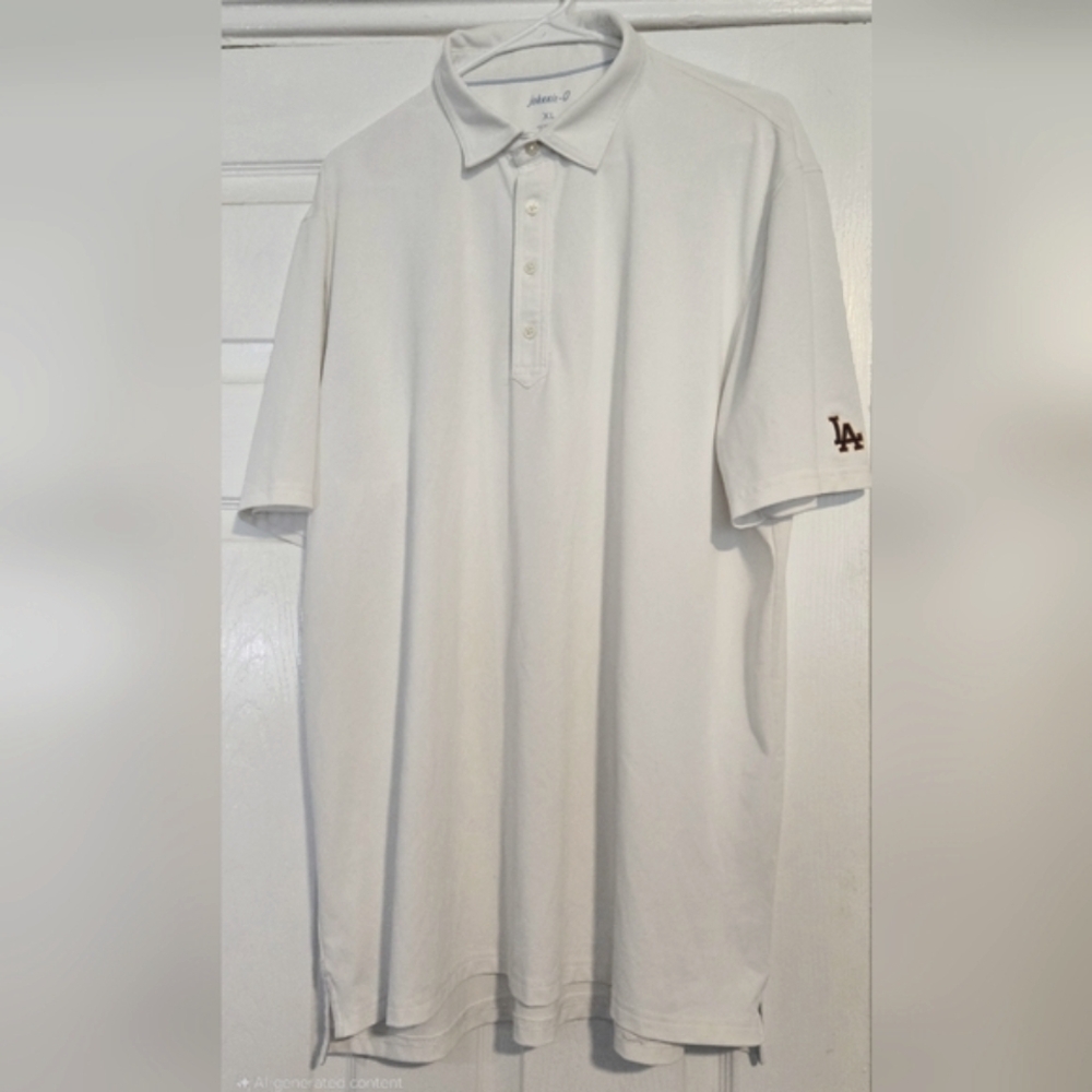 johnnie-O Classic White Polo Shirt